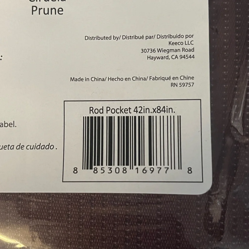 Eclipse - curtain (2) - Corrine - Block light - brand new- Plum color